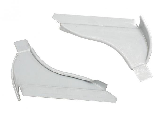 63-67 Coupe Door Drip Rail Rear Lower Gutters
