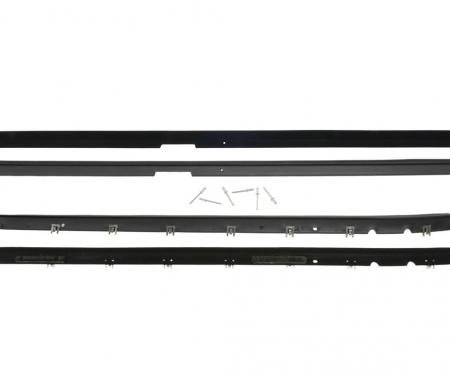 84-89 Door Inner and Outer Glass Window Seals / Belt Mouldings (Set of 4)