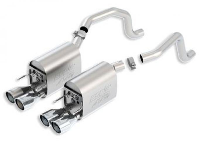 05-08 Borla Exhaust Mufflers Atak With Quad Round Tips - LS2/LS3 11816