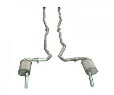 1974-1979 Hideaway Dual Exhaust System 350 Automatic 2"