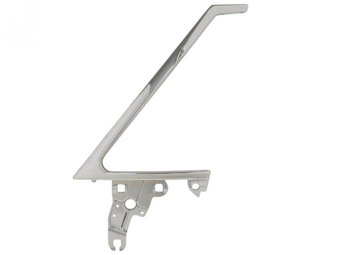 63-67 LH Convertible Chrome Vent Window Frame