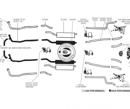56-58 Exhaust Pipe - Tail Pipe