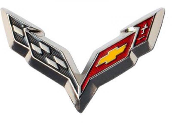C7 Corvette Emblem Beveled Lapel Pin