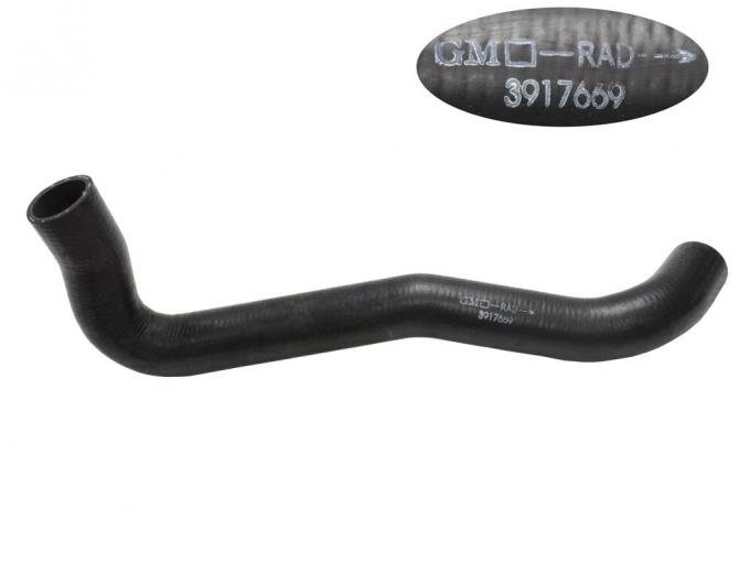 68-72 Radiator Hose - 327/350 Lower / Outlet 4 Speed No Air Conditioning