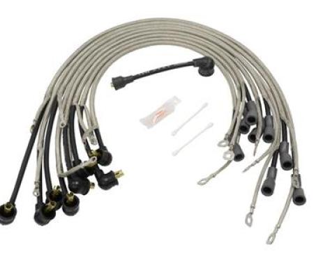 67 Spark Plug Wire Set - Correct Dated - Braided With Radio 427 1q67