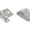 63-67 Chrome Hood Hinge - Pair