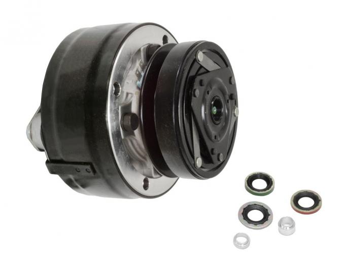 77-82 Air Conditioning Compressor - With Clutch And Pulley R4 Radial - New