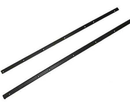 65-67 Door Outer Window Rubber Seals - Coupe - Correct Rivet On