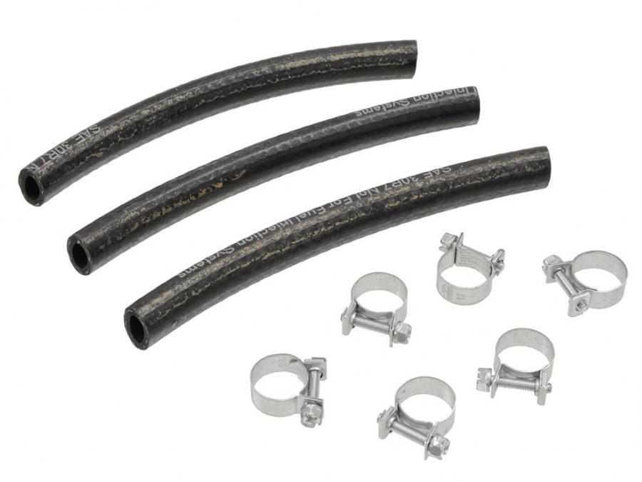 63-67 Fuel Line Hose - 36 Gallon Tank Rear With Clamp
