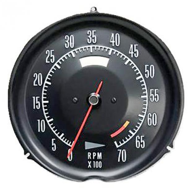Red Line Rpm Guage 1972-1974 6500 RPM Redline Electronic Tachometer | Corvette Depot