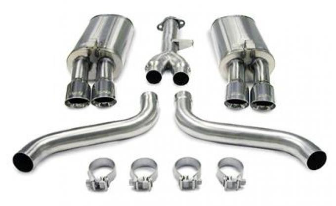 86-91 Corsa Cat Back Exhaust System with Twin Pro-Series 3 1/2" Tips