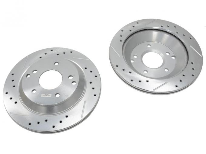 88-96 Rear Cross Drilled & Slotted Brake Rotors 12" - PowerStop