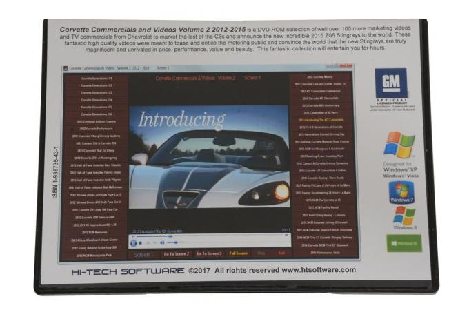 Corvette Commercials And Videos CD Volume 2