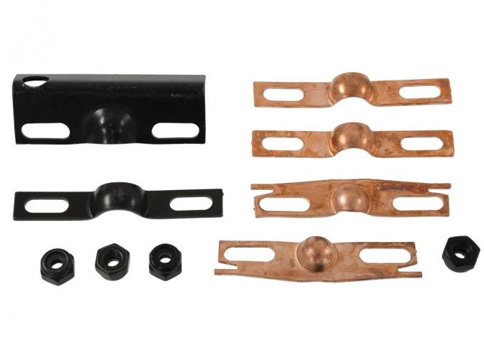 68-96 Windshield Wiper Motor Transmission Pivot Plates w/ Retainers