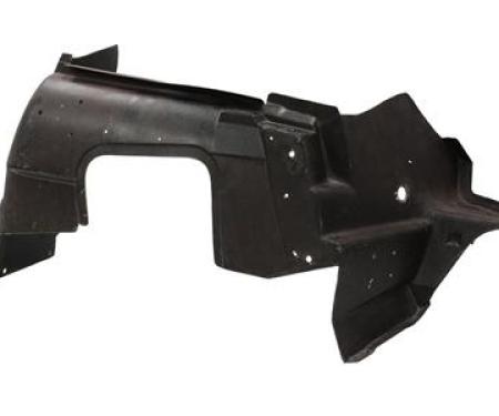67 Inner Fender Skirt - Left - Black - Pm