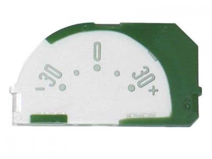 53-58 Gauge Lens Face - Battery With Letters