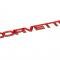 84-90 Hologram Red Rear Corvette Bumper Polyurethane Emblem