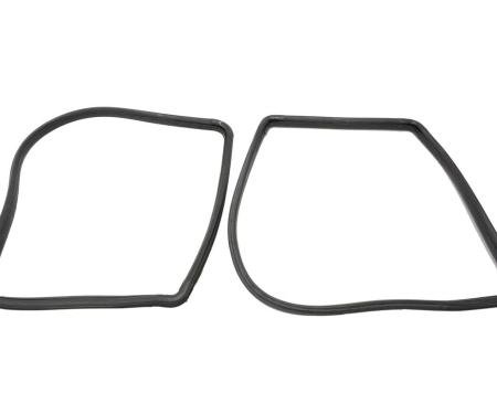 63 Coupe Rear Split Window Channel Glass Weatherstrip - Pair