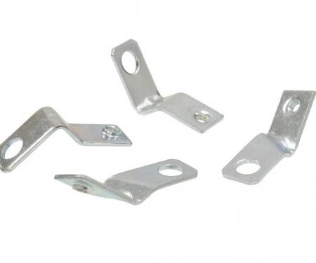 70-79 Ignition Shield Bracket Set - Rear Lower - Late 70 - 4 Pieces
