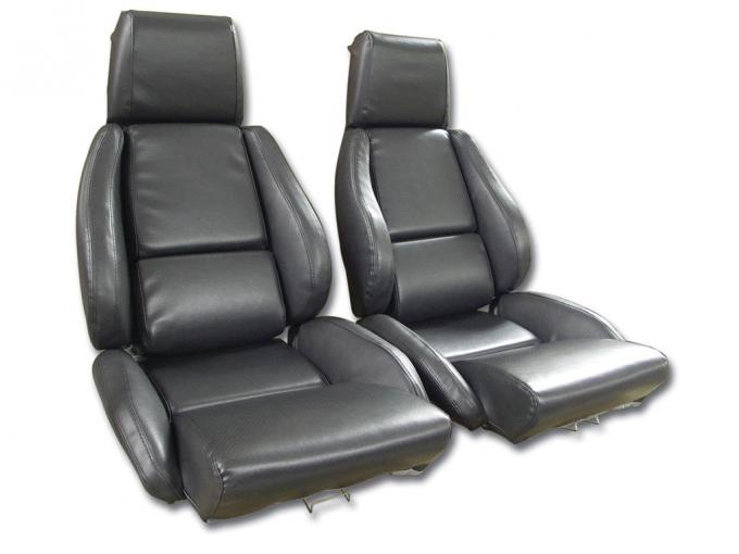 84-88 Seat Cover Mounted Standard Leather Look With Original Perforation