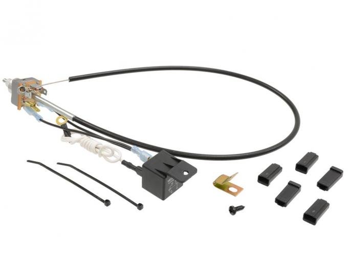 63-65 Heater Blower Switch - No Air With Cable Left Hand Knob