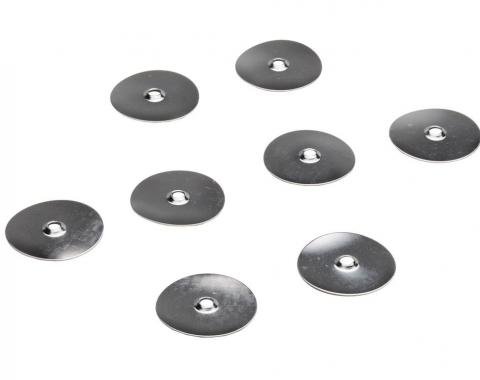 76-77 Hood Insulation / Blanket Retainers - Chrome - Set of 8