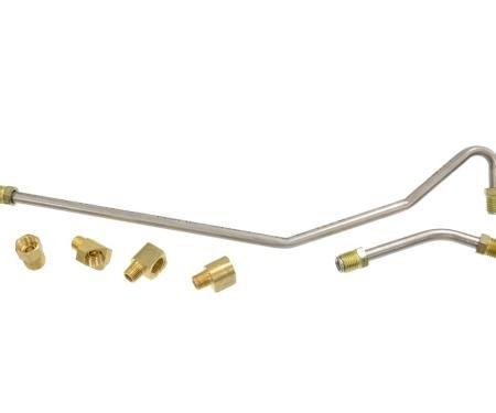 63-65 300hp Stainless Steel Fuel Line Less Filter