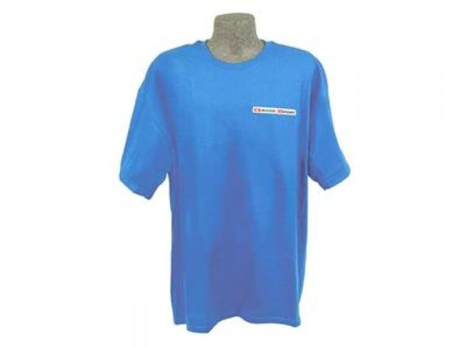 Blue T-Shirt With Grand Sport Embroidered Logo