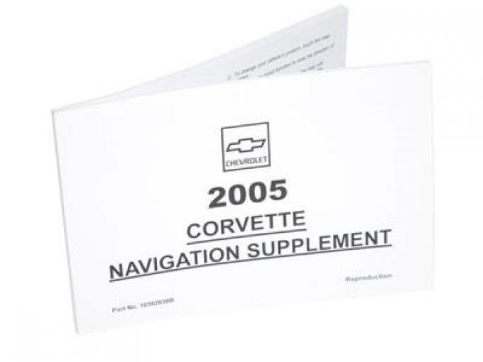 2005 Navigation System Owners Manual