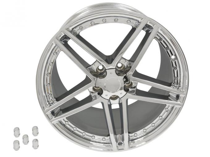05-13 Wheel - Rear Chrome C6 Z06 Motorsport 19 X 12 - Offset +59