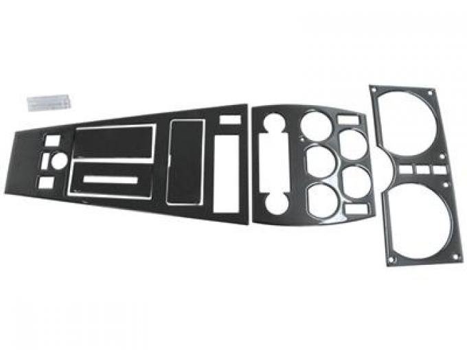81-82 Dash Kit - Wood / Carbon Fiber - 4 Piece Full Dash Kit