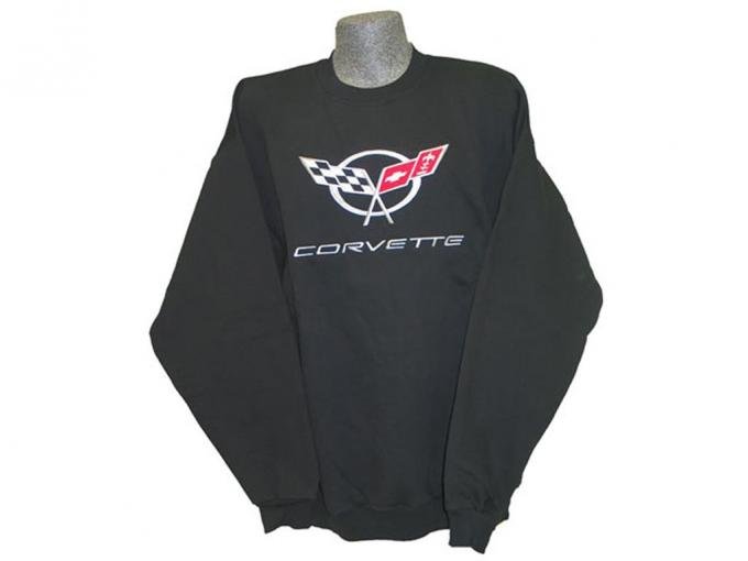 Sweatshirt With C5 Logo Black
