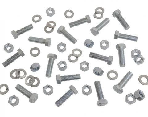 53-62 Front Crossmember to Frame "TR" Bolts Set with Nuts - 48 Pieces