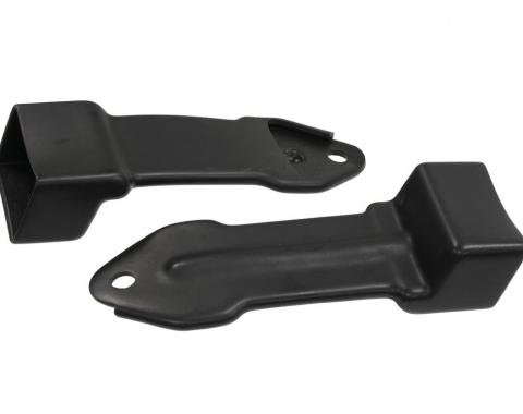 65-66 Seat Belt Retractor Covers - Black