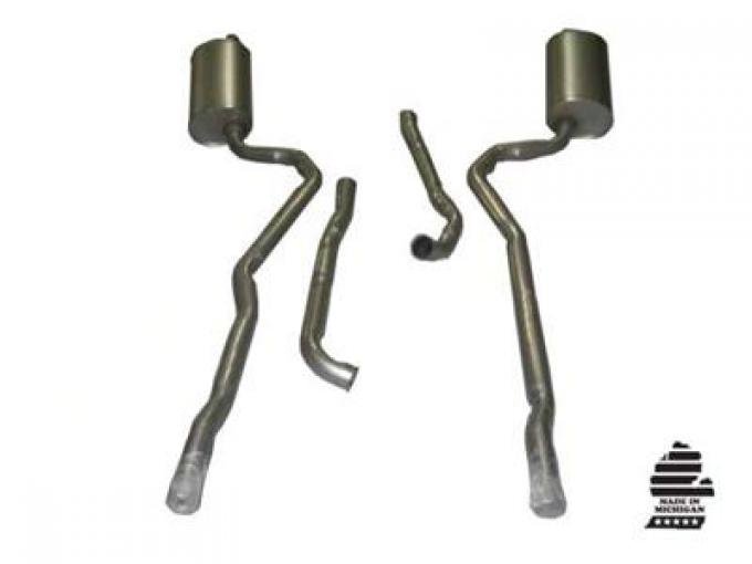 1968-1972 Exhaust System Carbon Steel 4-Speed With 2" To 2 1/2" Off Road/N11