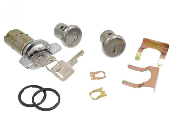 79-82 Ignition And Door Lock Set With Keys - Replacement (set Of 3)