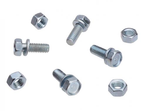 Redline Restomotive® 1963-1982 Chevrolet Corvette Stabilizer / Sway Bar Bracket and Suspension Bumper Bolts Set