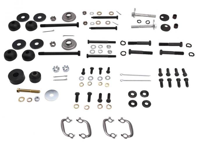 69-77 Rear Suspension Mounting Hardware Kit - Basic
