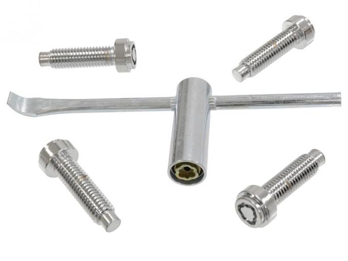 88-89 17" Wheel Center Cover Cap Lock Kit