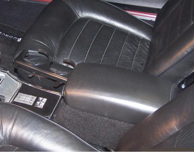 1963-1966 Black Custom Center Console Cushion / Glove Box