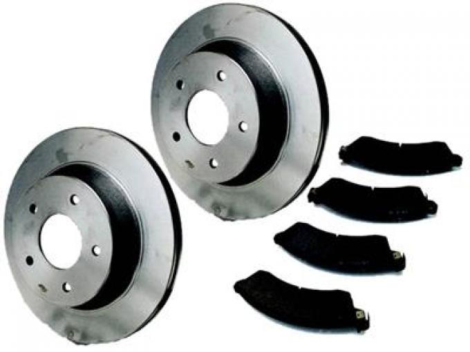84-87 Rear Brake Rotor Set with Pads
