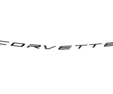 2020-2023 Black Corvette Rear Script Letters