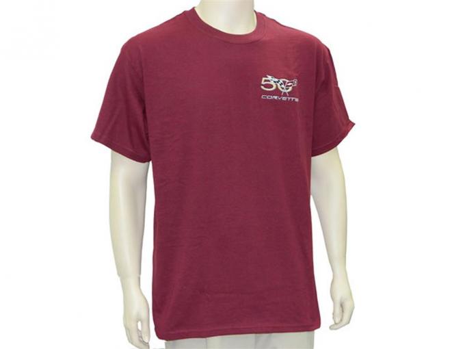 50th Anniversary Embroidered Logo T-Shirt