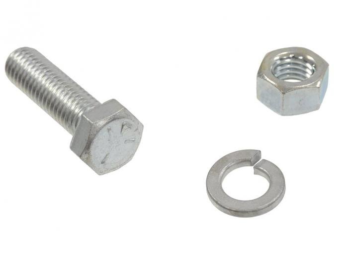 68-82 Parking / Emergency Brake Cable Pulley Bolt - With Nut And Lock Washer