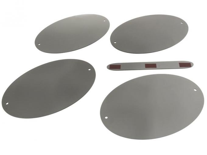 97-04 Blackout Flat Cover Kit - Acrylic Rear Tail Lights - Set Of 5