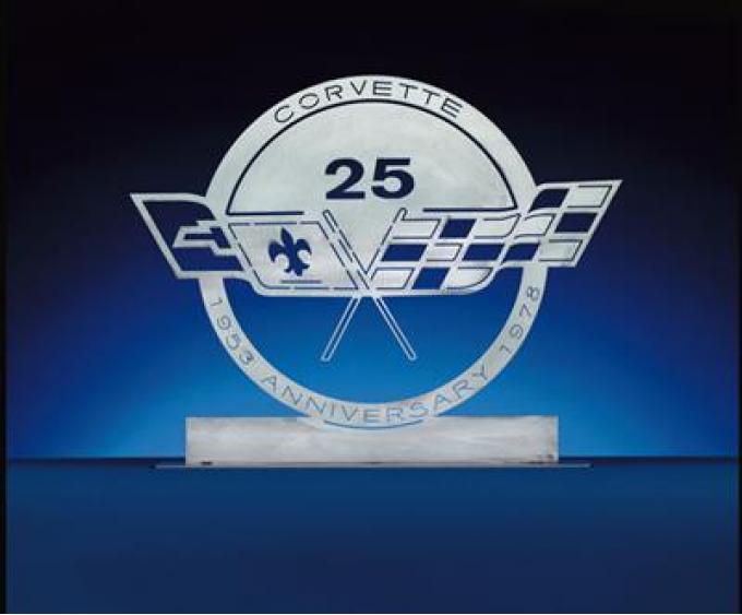 C3 Corvette 25th Anniversary Gas Lid Emblem | Corvette Store Online