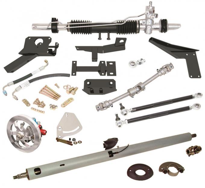 5662 Steeroids Rack & Pinion Power Steering Conversion With Steering Column Corvette Depot
