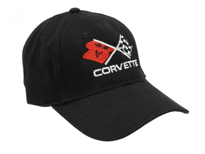 Hat- Embroidered C2 Or C3 Logo Crossflags Black