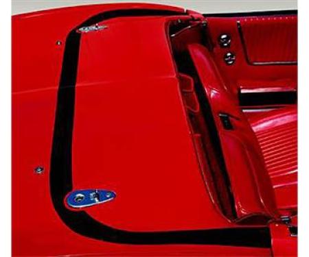 63-67 Deck Lid Protector - Soft Top / Convertible Top Clear - 2 Pieces