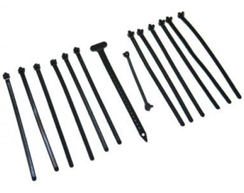 75 Engine And Wire Tie Strap Kit - 14 Pieces